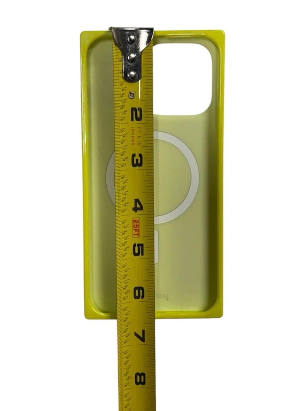 Heyday iPhone 15 Pro Max neon yellow phone case unused in perfect condition!